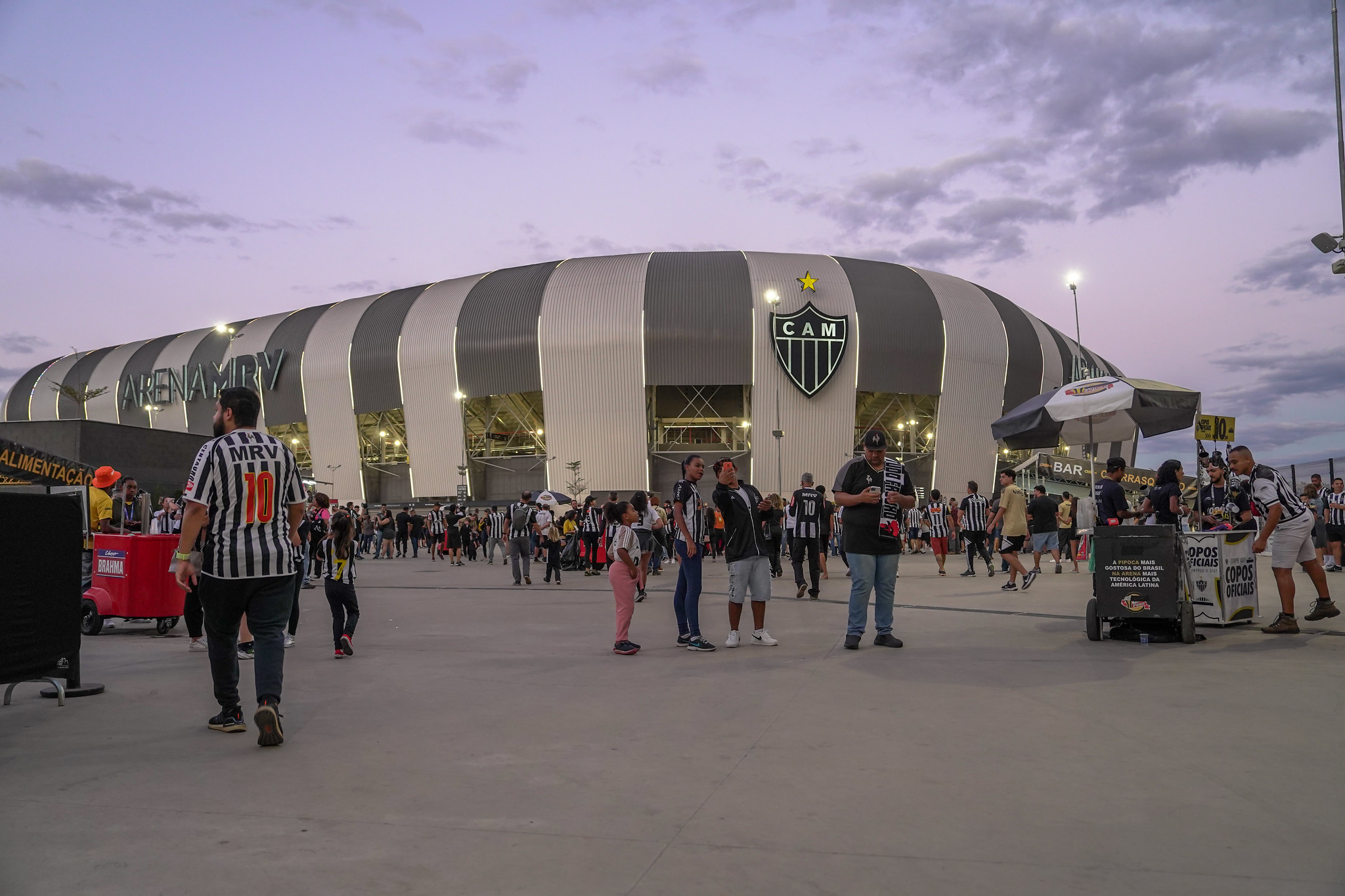 Partida entre Atlético e Bragantino será a primeira com acesso 100% facial na Arena MRV